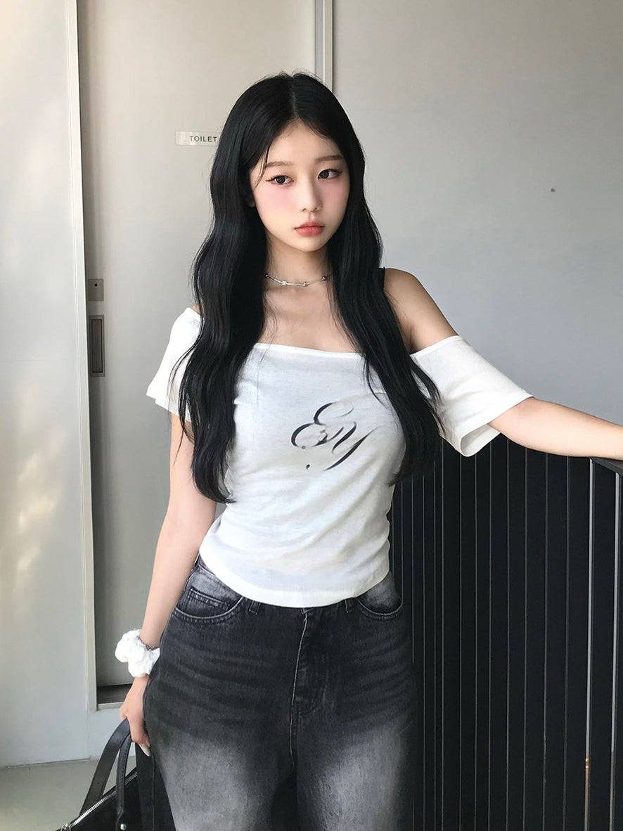 ロゴシアーショートスリーブカットソー