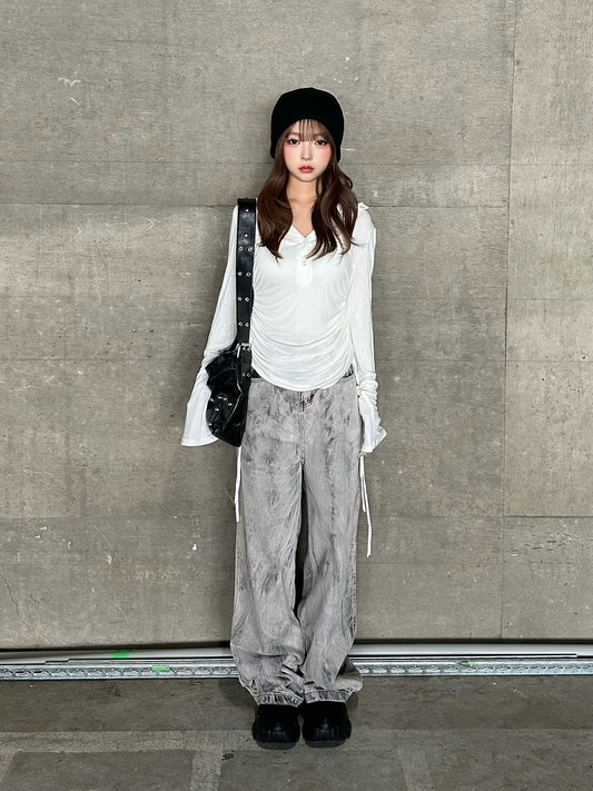 ドロストフーディーカットソー