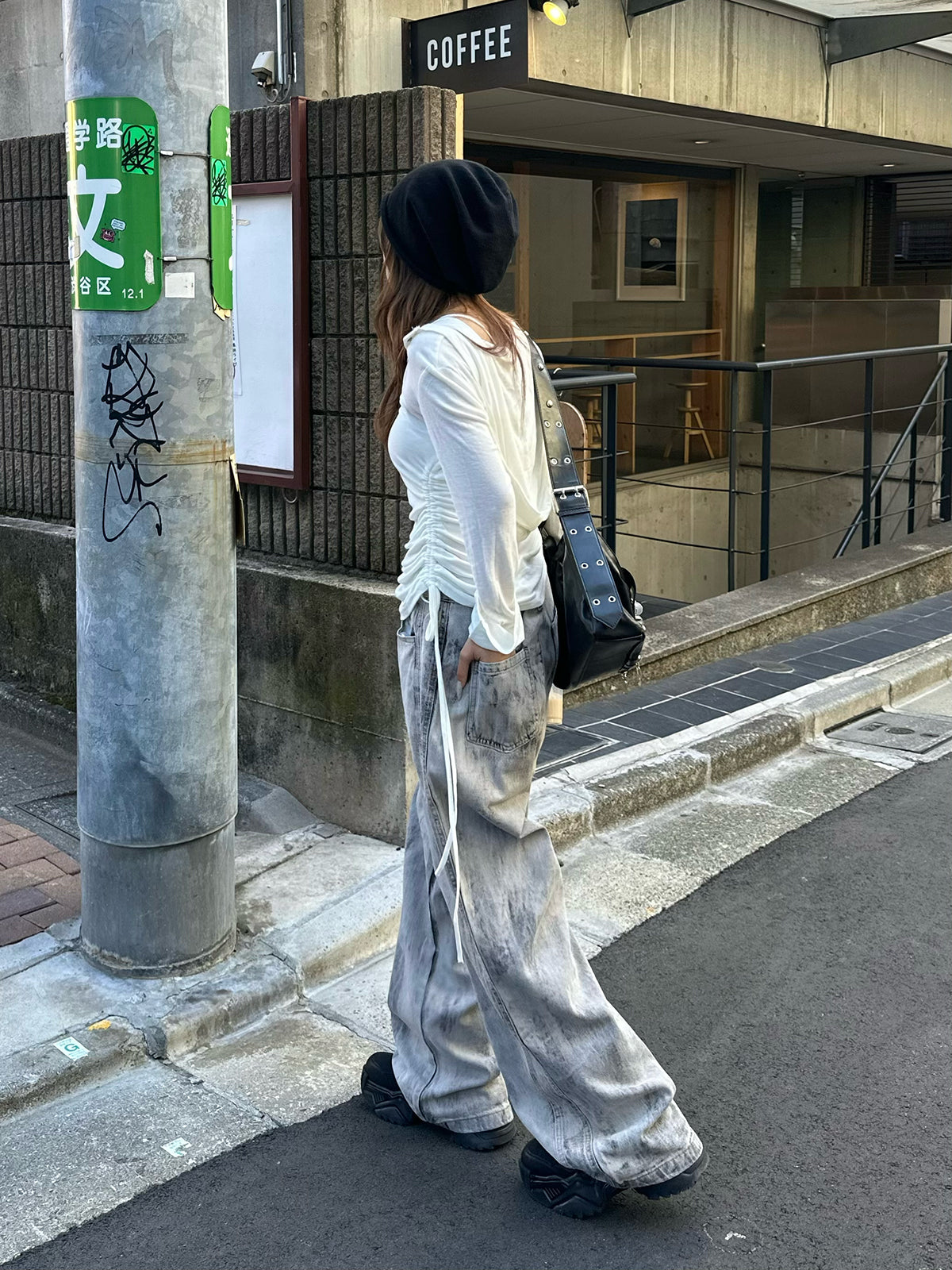 ドロストフーディーカットソー