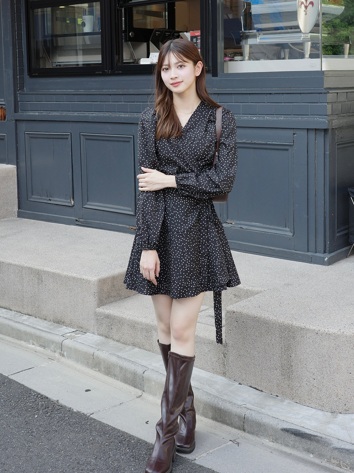 ウエストタイドットミニワンピース – ANDOR ONLINE