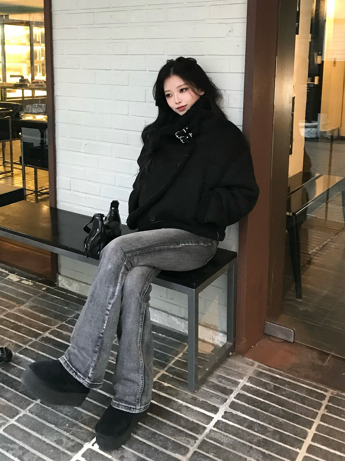 ムートンタッチバックルコート – ANDOR ONLINE