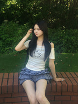 ロゴシアーショートスリーブカットソー - ホワイト