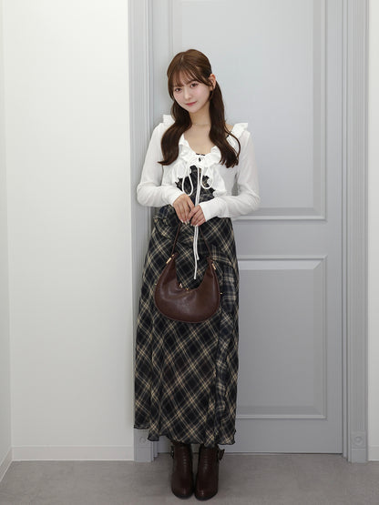 フリルキャミカーディガンセット