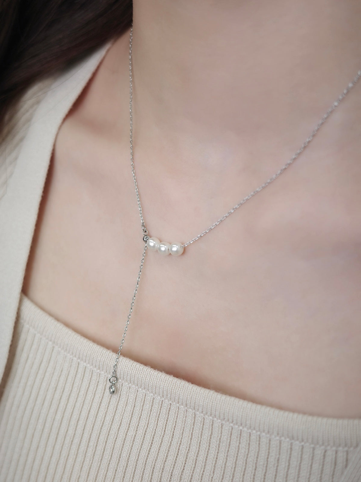 トリプルパールネックレス