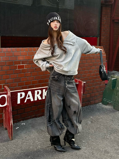 ウエスタンカバーミドルブーツ