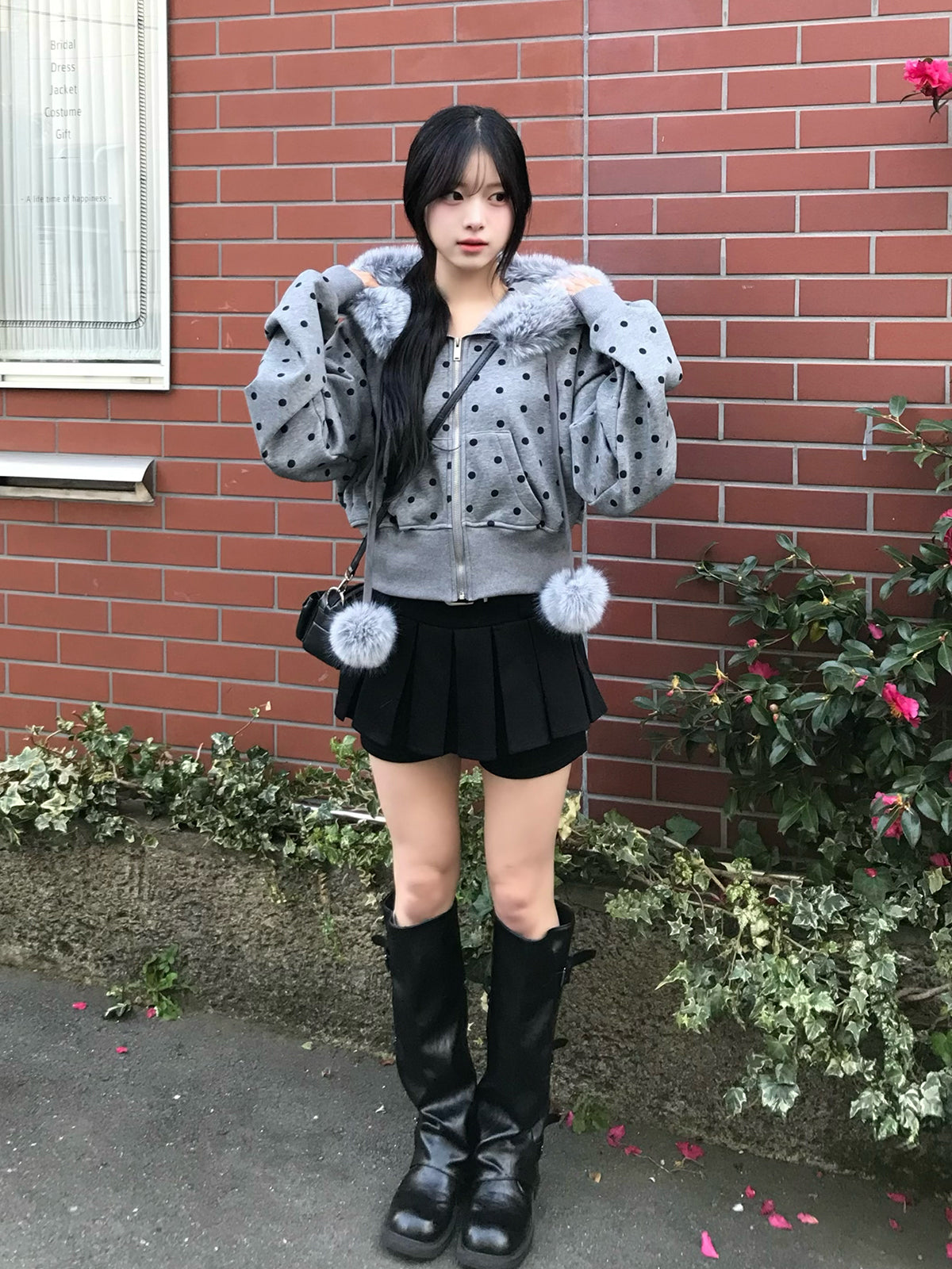 ドットファータッチパーカー