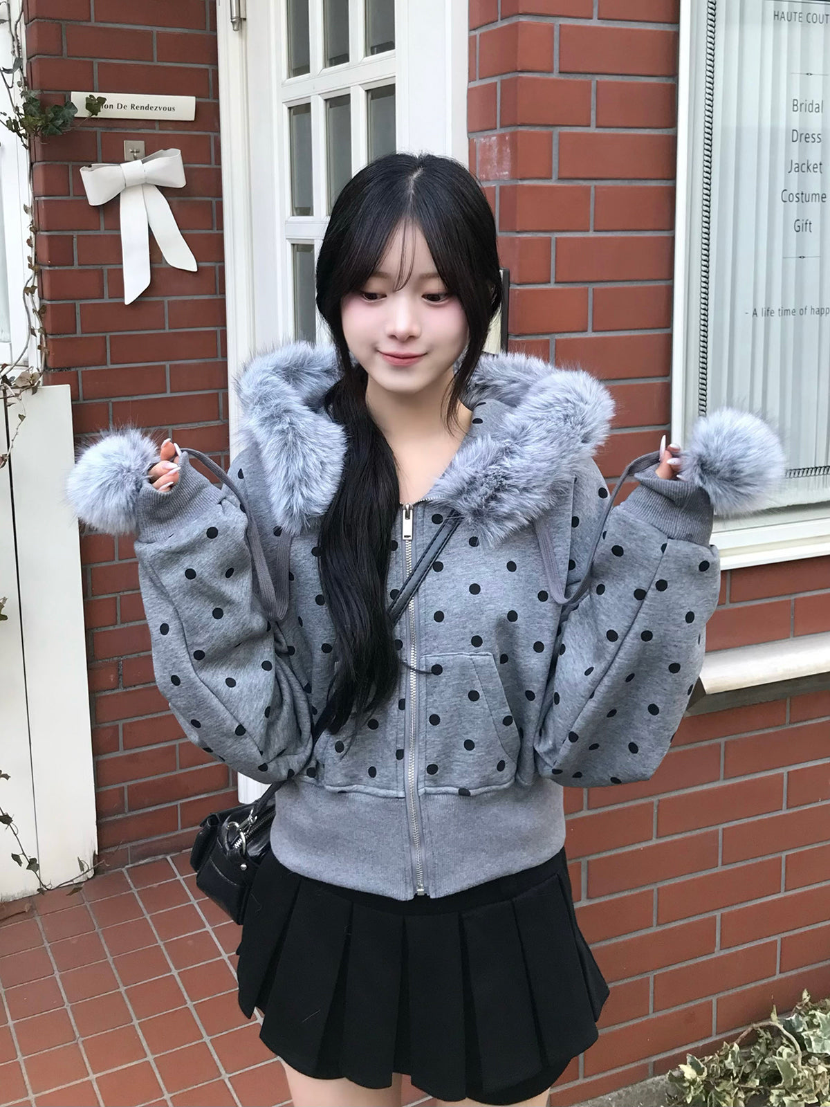 ドットファータッチパーカー