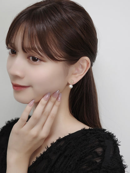 2wayデイジーマグネットピアス