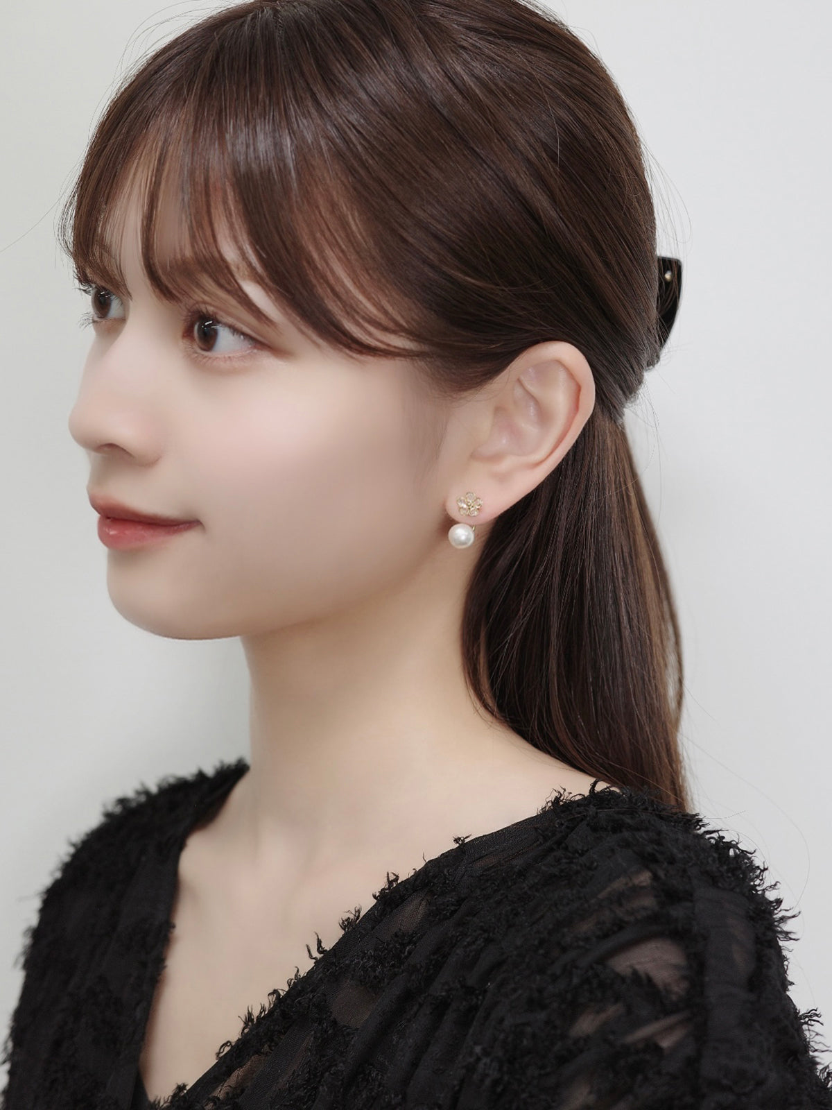 2wayデイジーマグネットピアス