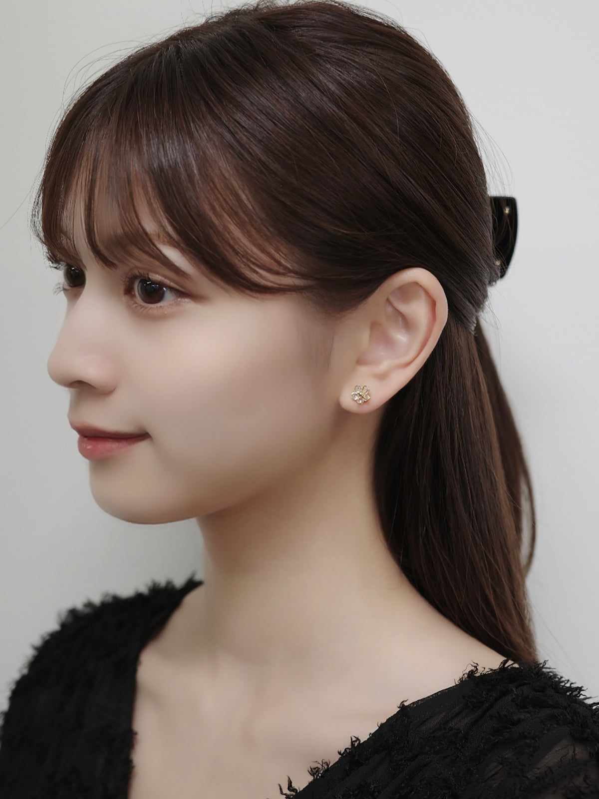 2wayデイジーマグネットピアス