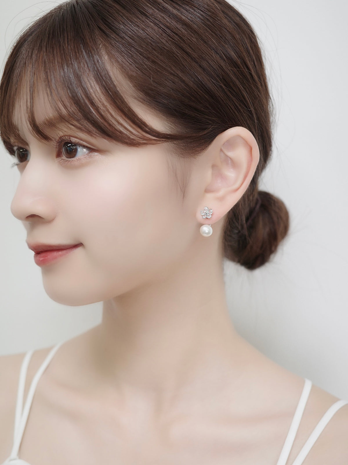 2wayデイジーマグネットピアス