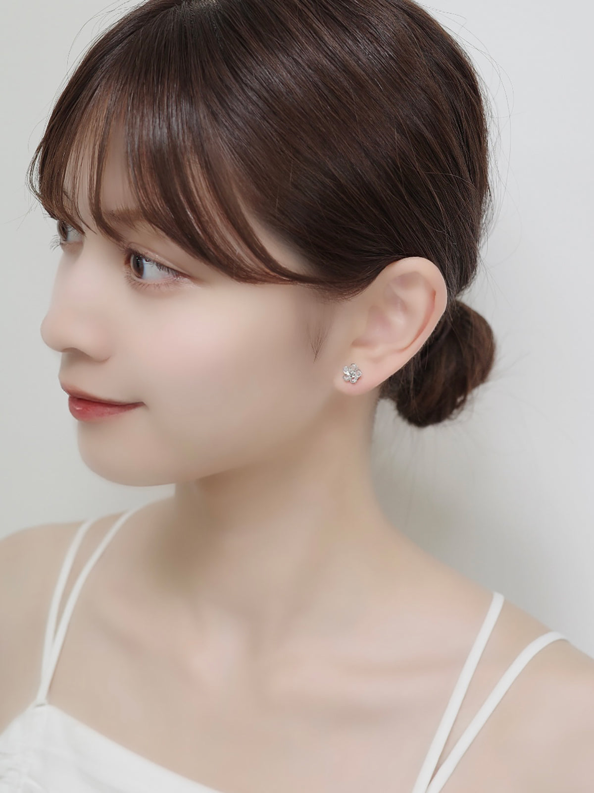 2wayデイジーマグネットピアス