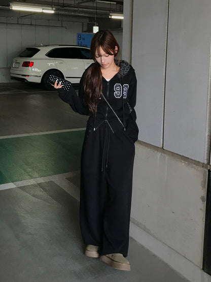 アソートデザインロゴスウェットセットアップ