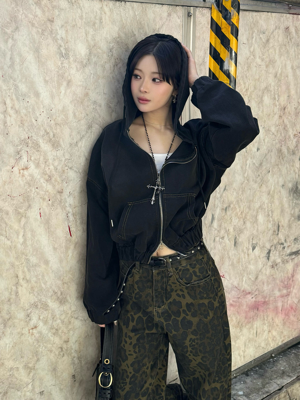 ダブルジップデニムジャケット