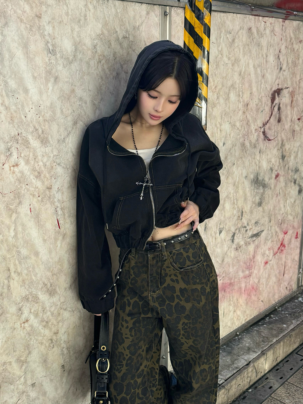 ダブルジップデニムジャケット