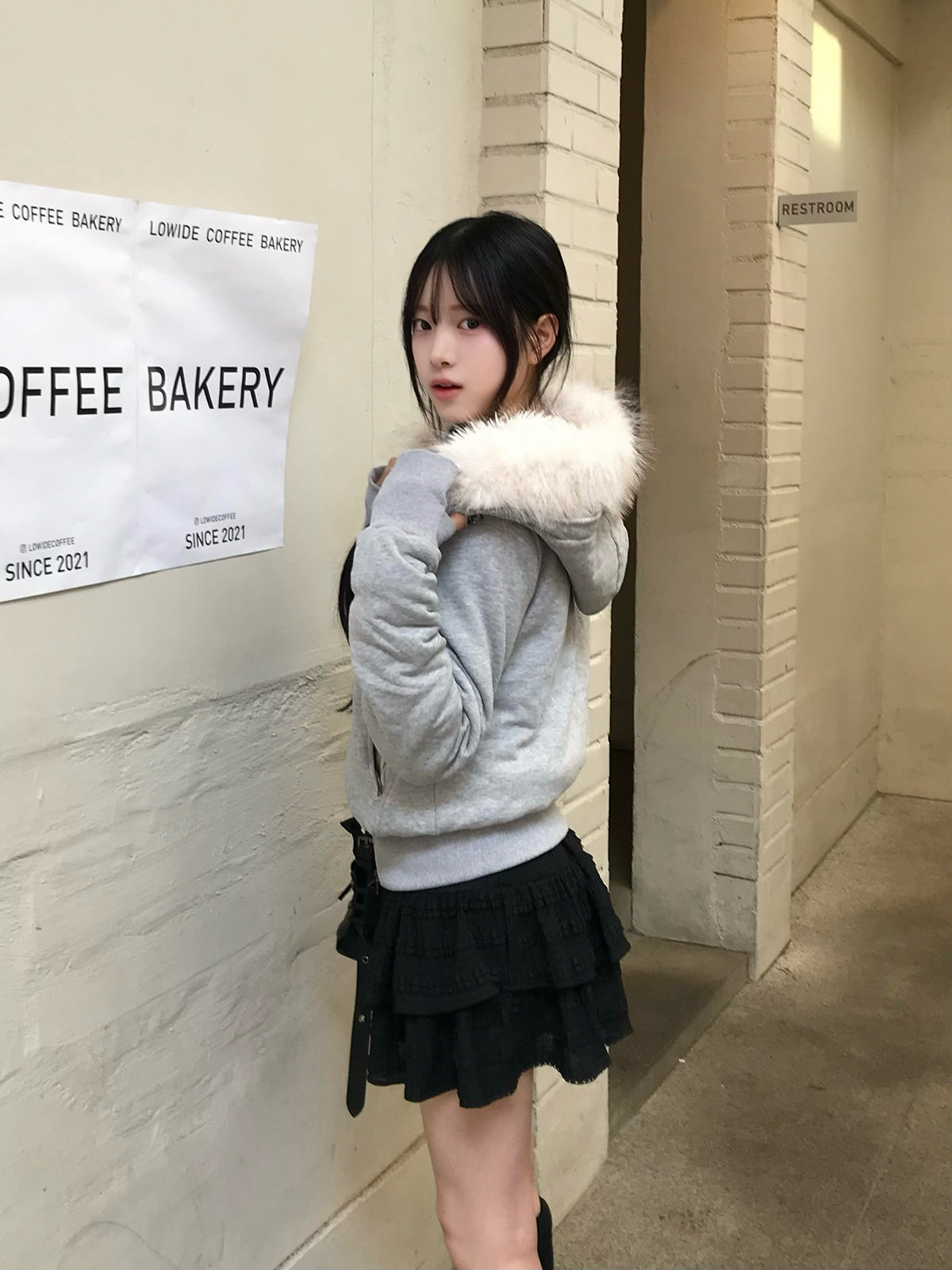 ファータッチフーディーライダースジャケット