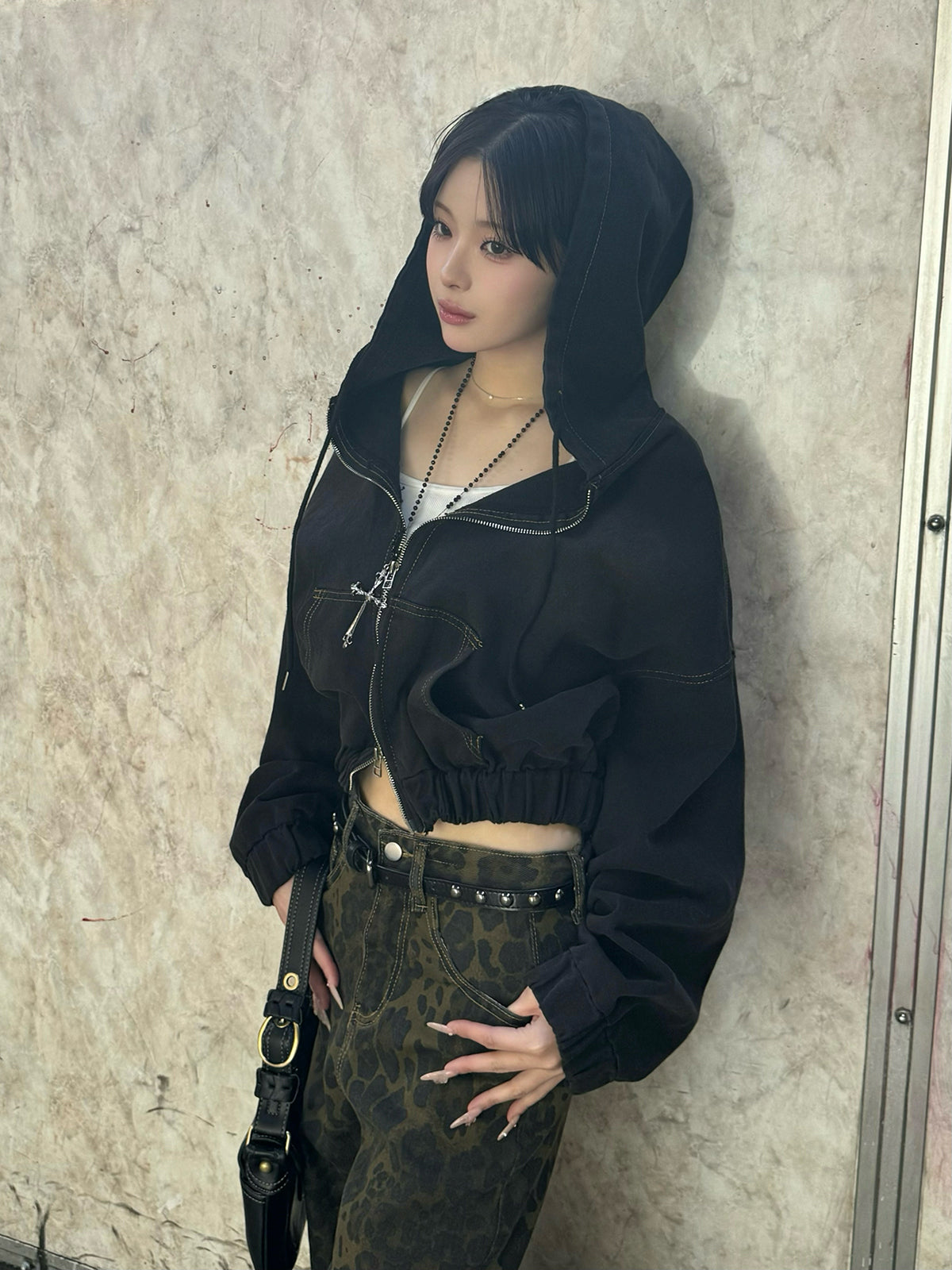 ダブルジップデニムジャケット