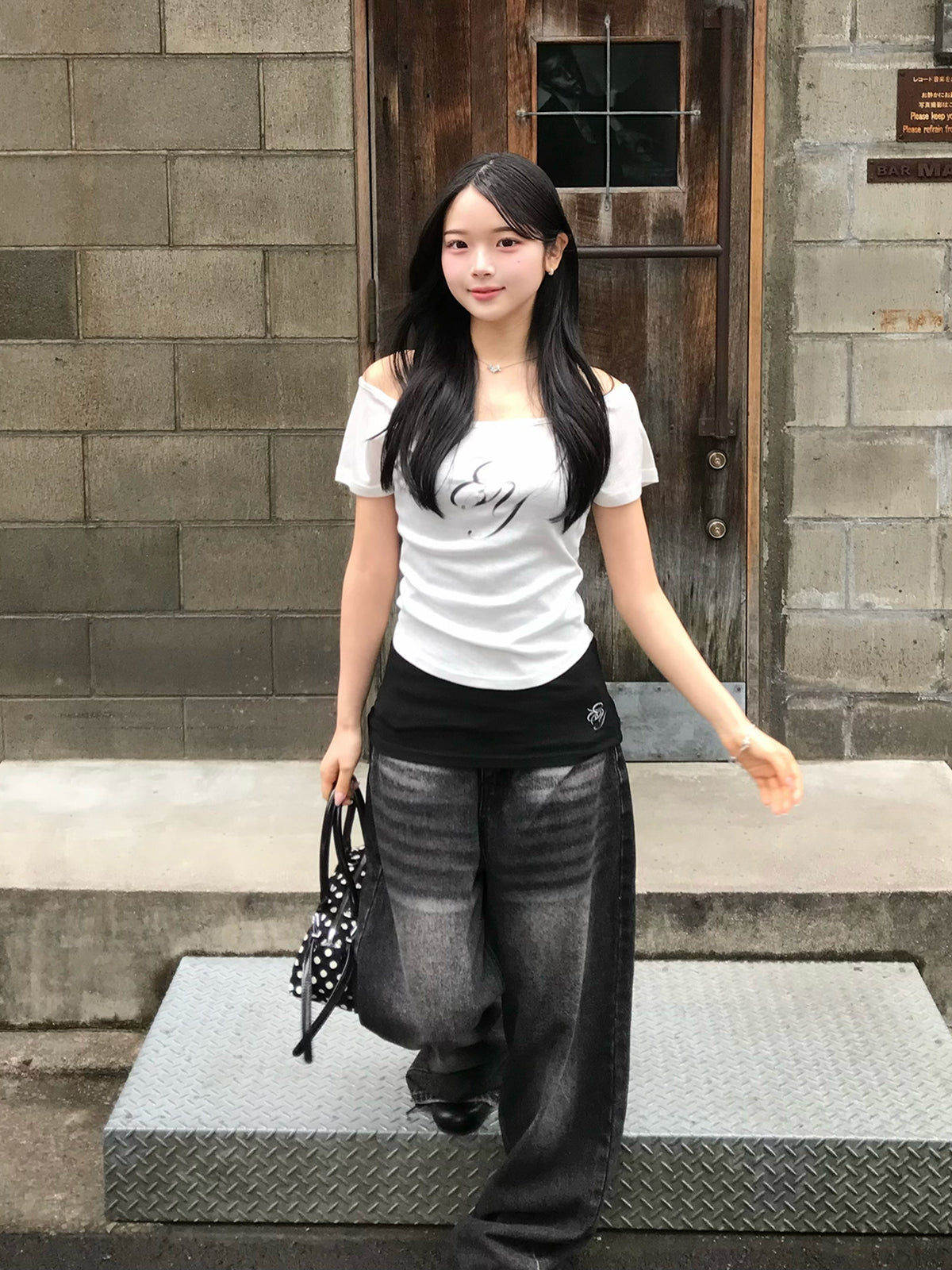 ロゴシアーショートスリーブカットソー