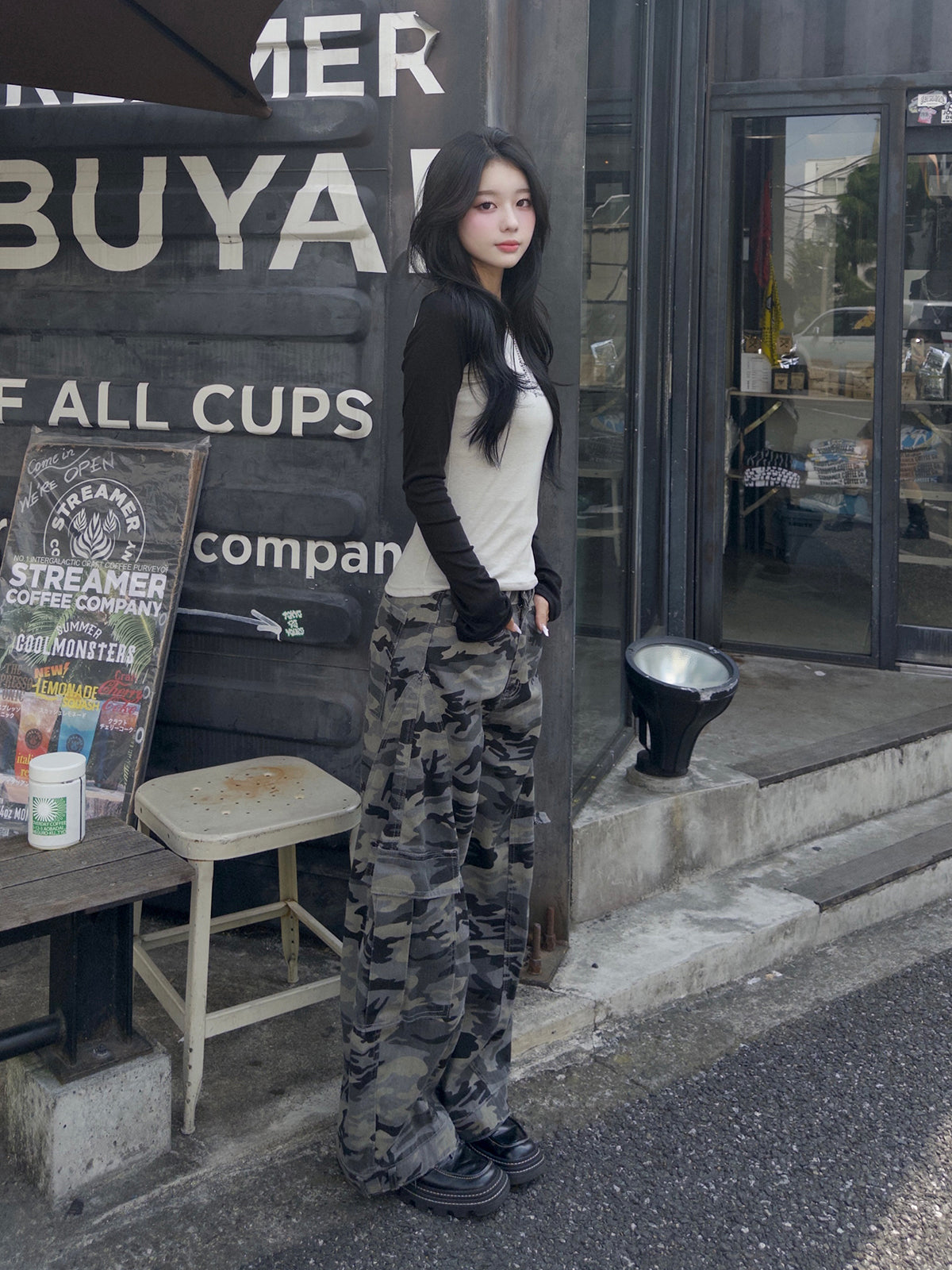 カモフラージュポケットワイドパンツ – ANDOR ONLINE