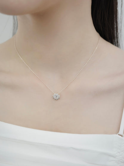 シャインフラワーネックレス