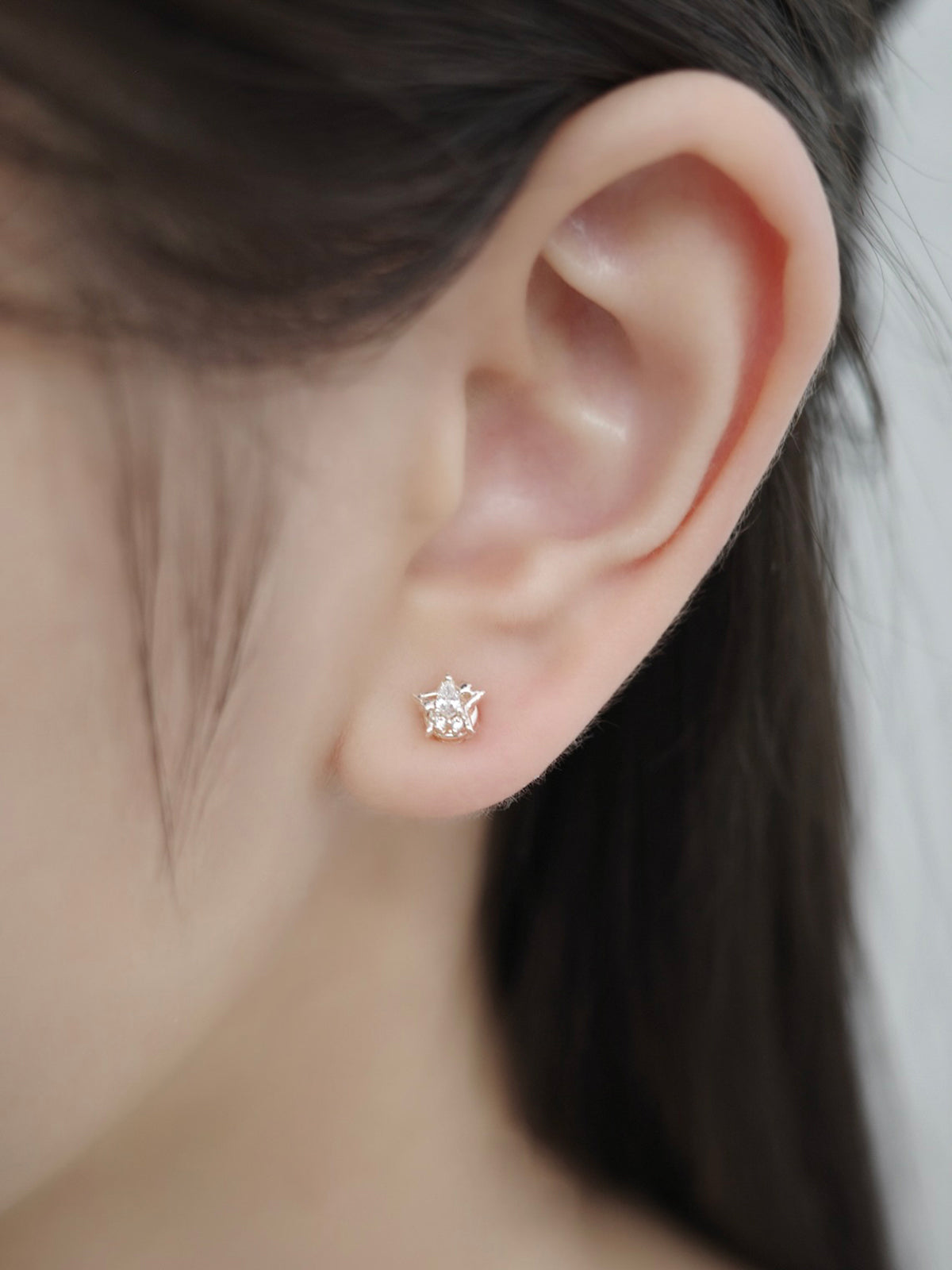 2wayスターラインマグネットピアス