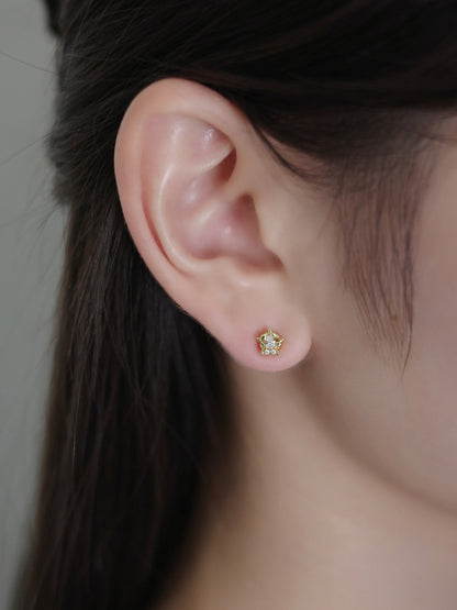 2wayスターラインマグネットピアス