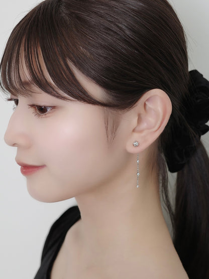 2wayスターラインマグネットピアス