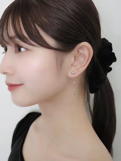 2wayスターラインマグネットピアス