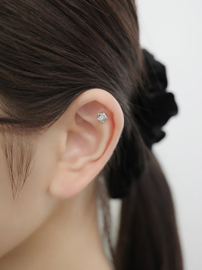 2wayスターラインマグネットピアス