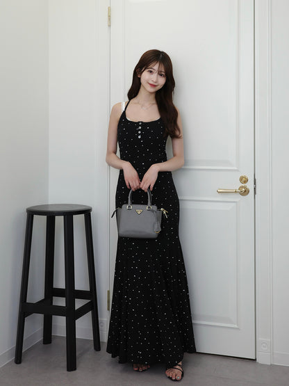 ドッキングリボンマーメイドワンピース