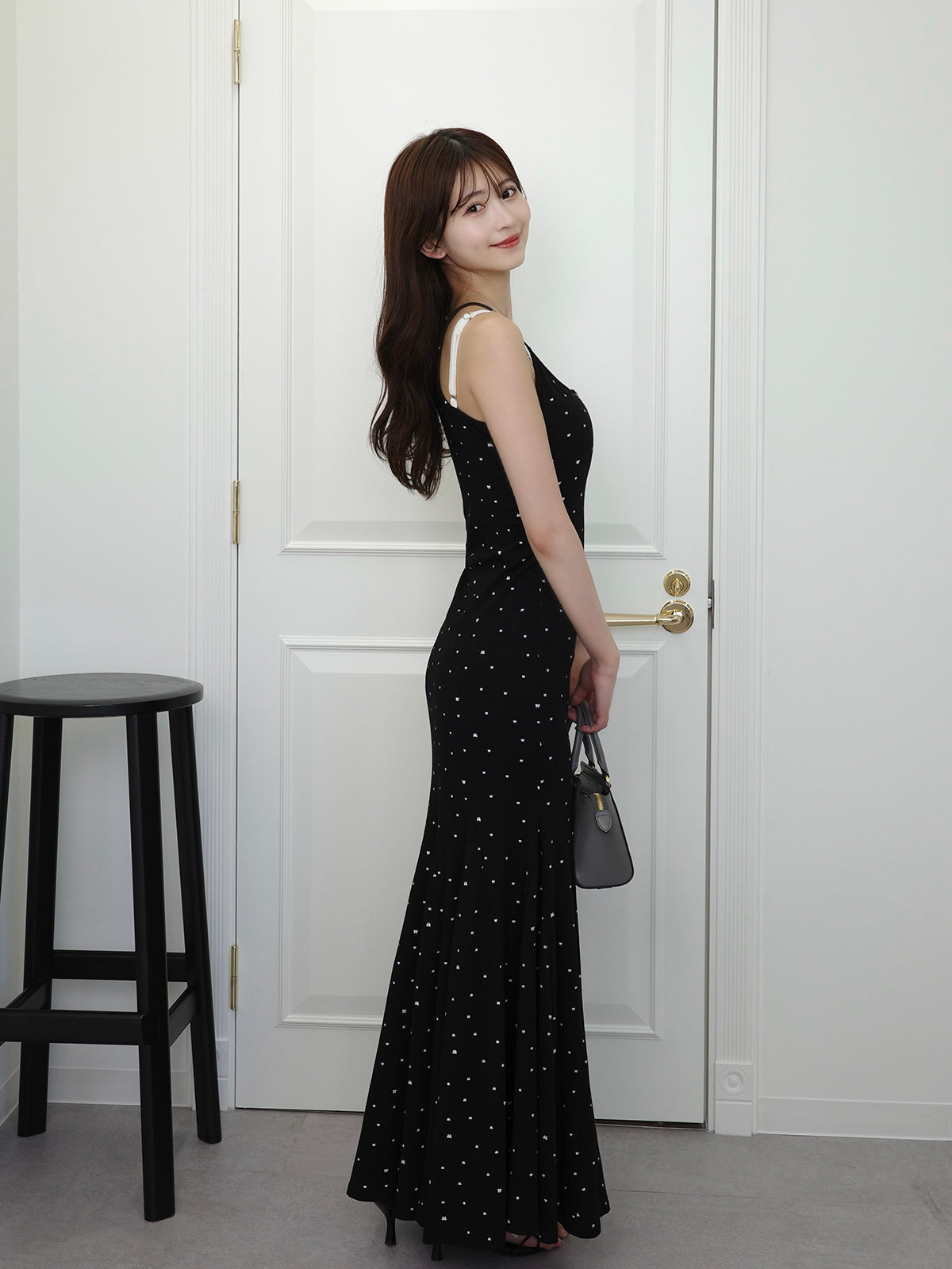 ドッキングリボンマーメイドワンピース