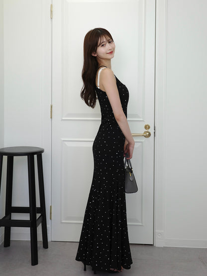 ドッキングリボンマーメイドワンピース