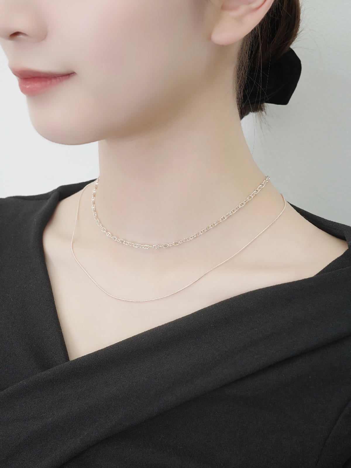 ダブルスネークチェーンネックレス – ANDOR ONLINE