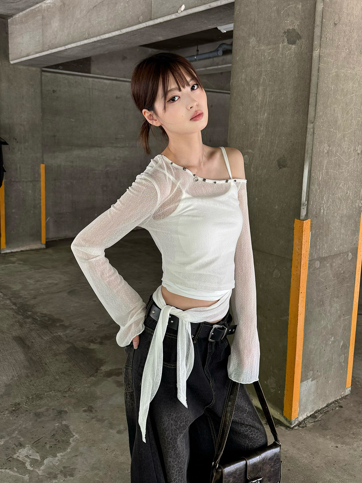 원숄더 랩 시어 컷소우
