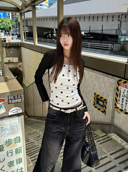 ドットチューブボレロドッキングカットソー