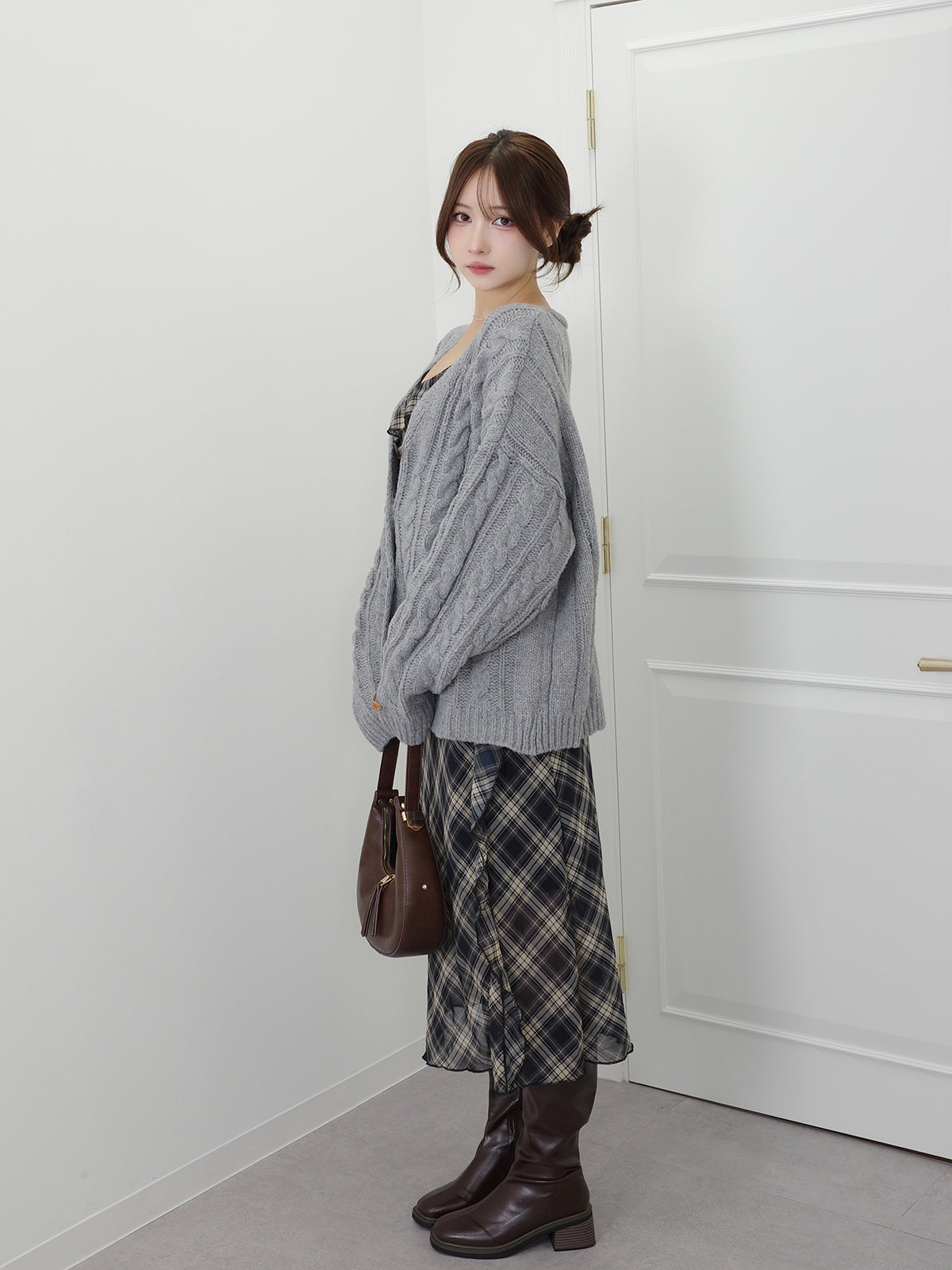 ADERERROR ケーブルニットカーディガン ADERERROR ケーブルニットカーディガン L ADERERROR(アーダー