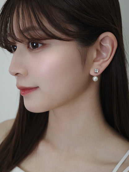 2wayクロヴィアマグネットピアス