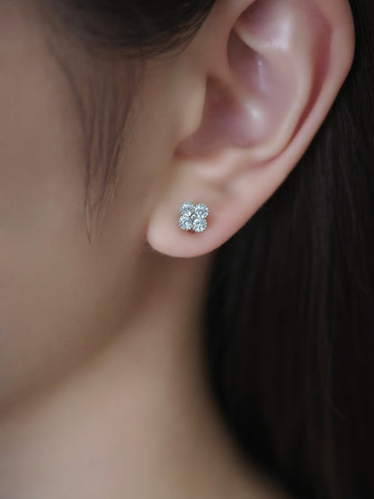 2wayクロヴィアマグネットピアス