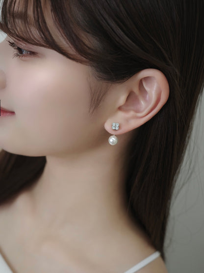 2wayクロヴィアマグネットピアス