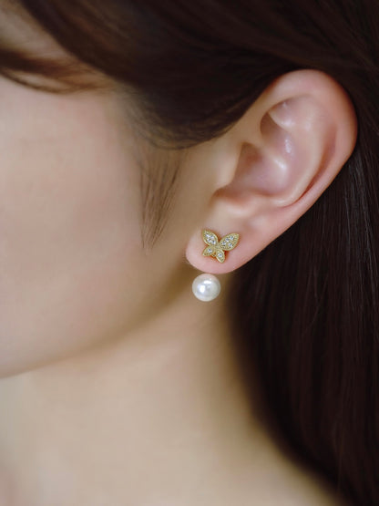 2wayパピヨンマグネットピアス