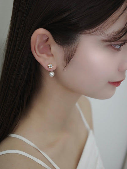 2wayクロヴィアマグネットピアス