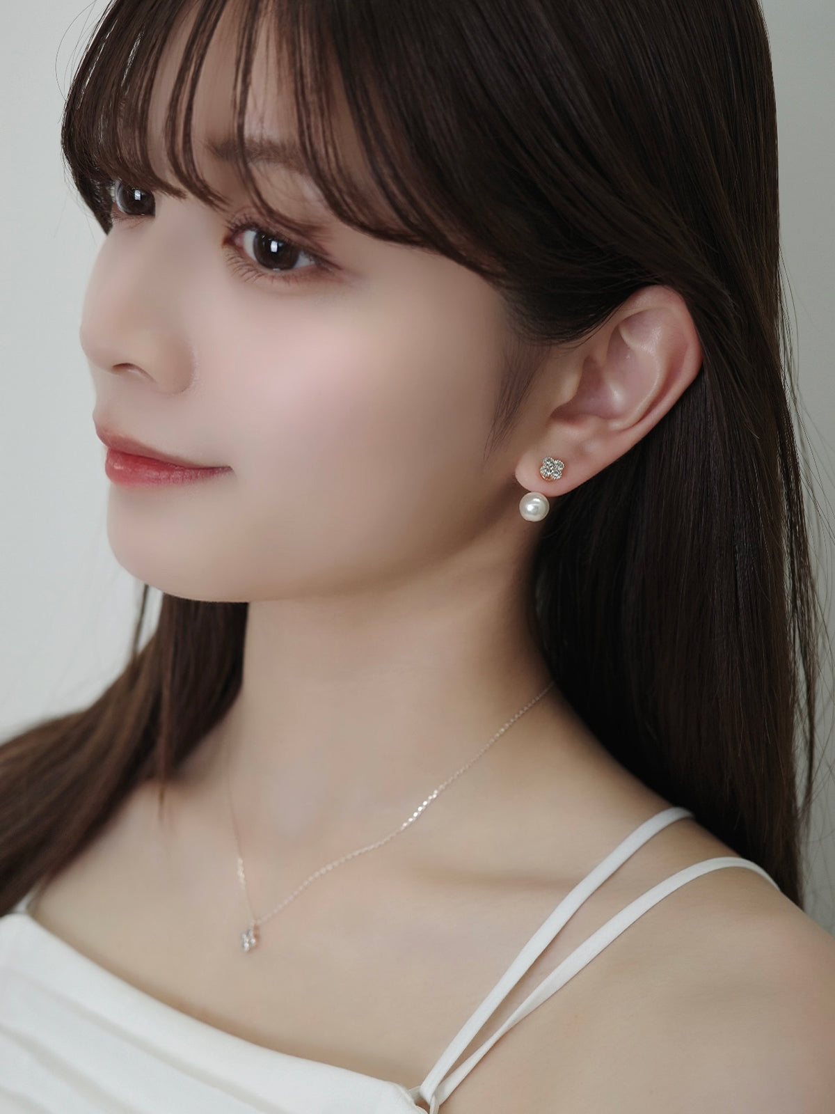 2wayクロヴィアマグネットピアス