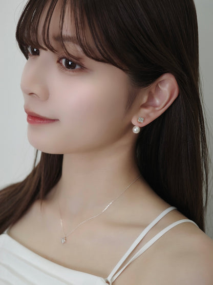 2wayクロヴィアマグネットピアス