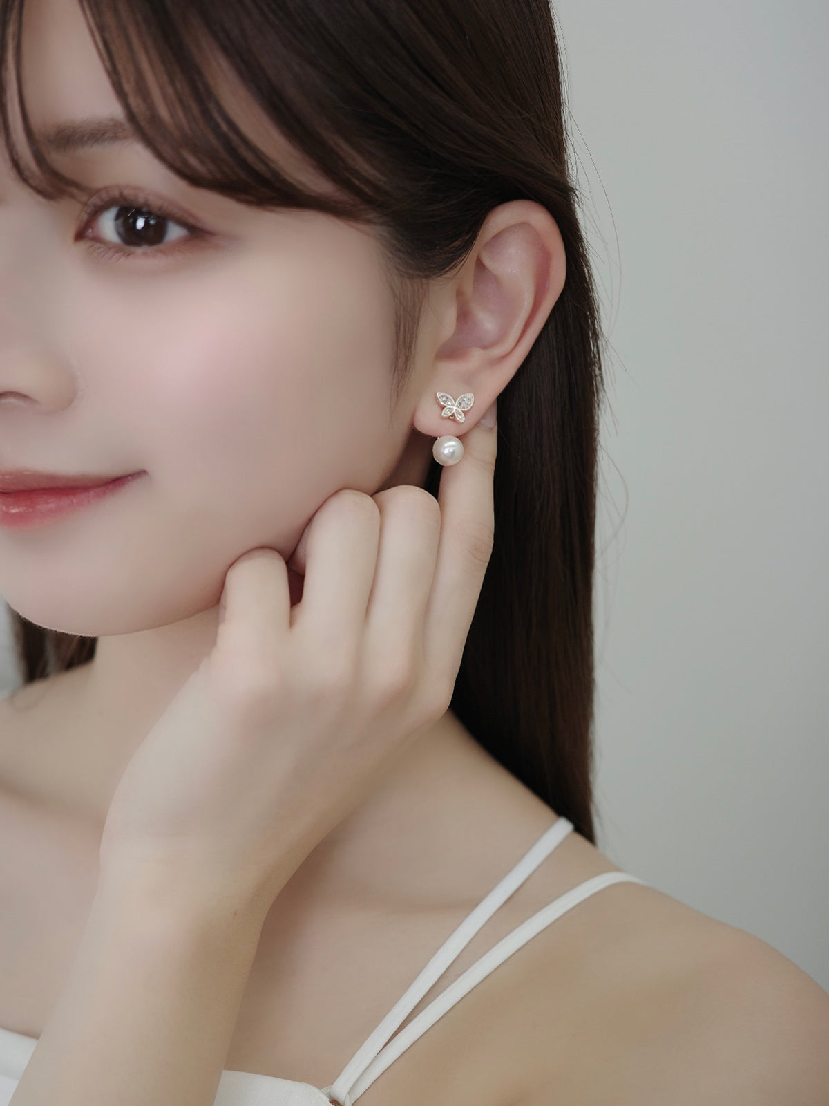 2wayパピヨンマグネットピアス