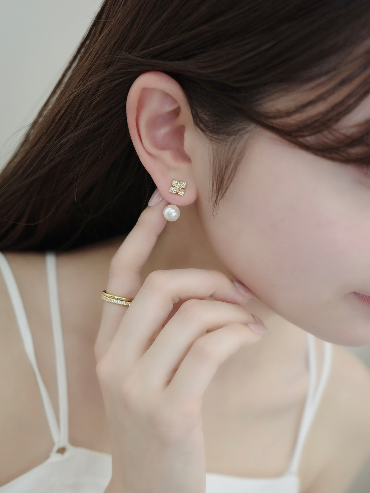 2wayペティアマグネットピアス