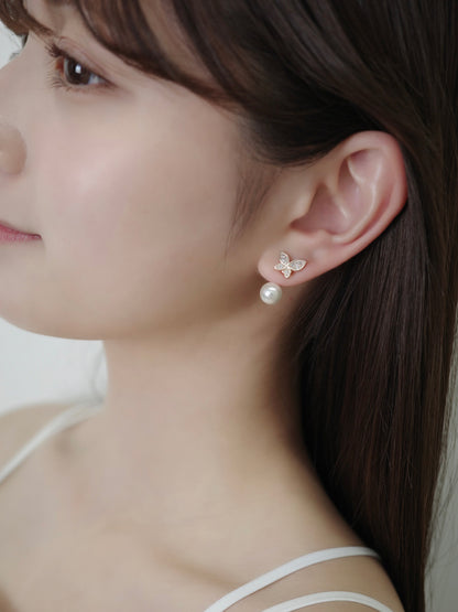 2wayパピヨンマグネットピアス