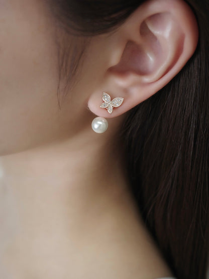 2wayパピヨンマグネットピアス