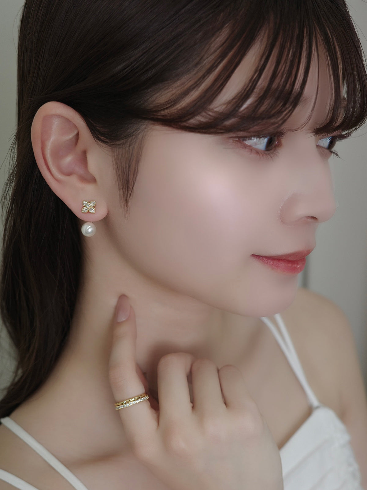2wayペティアマグネットピアス