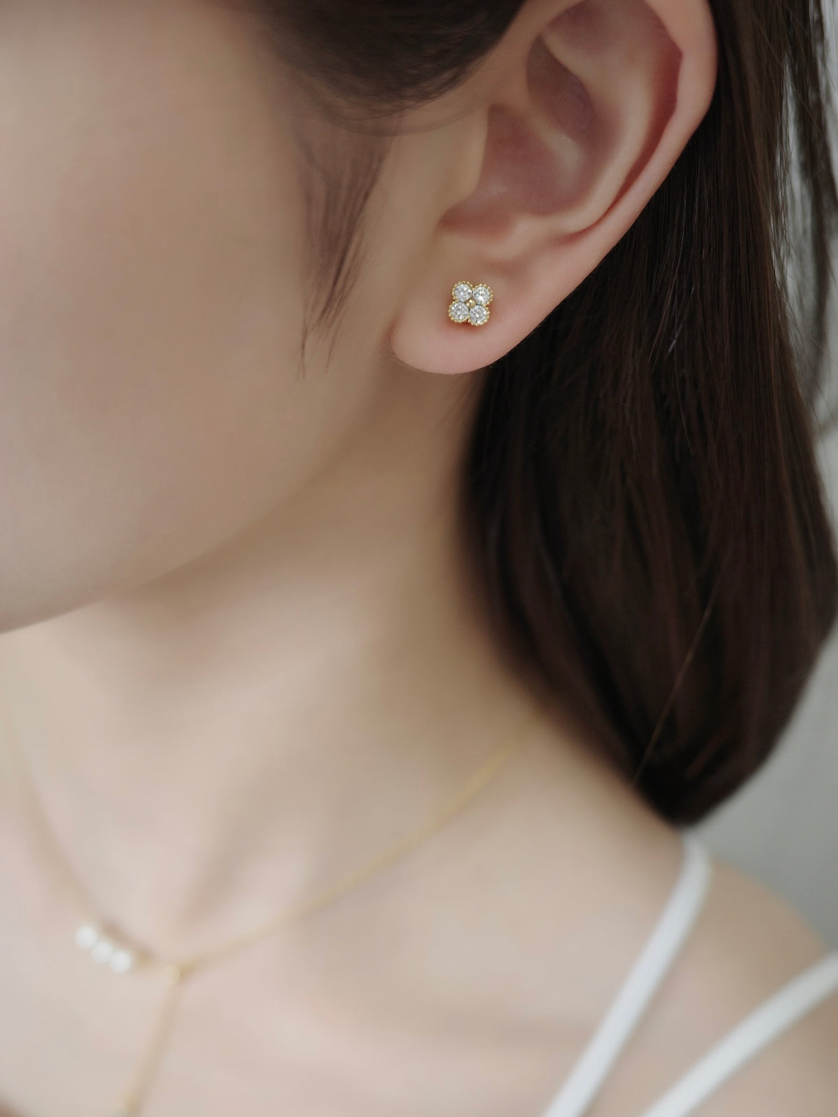 2wayクロヴィアマグネットピアス