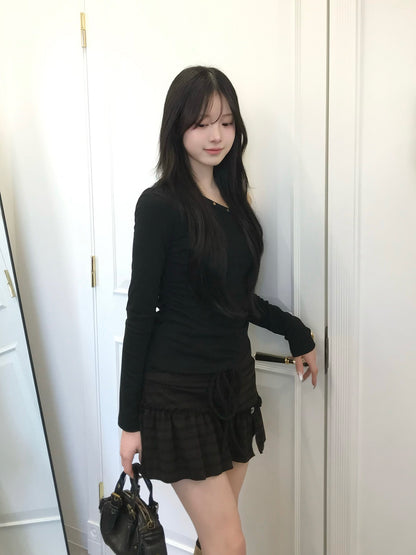 ドロストボーダーミニスカート